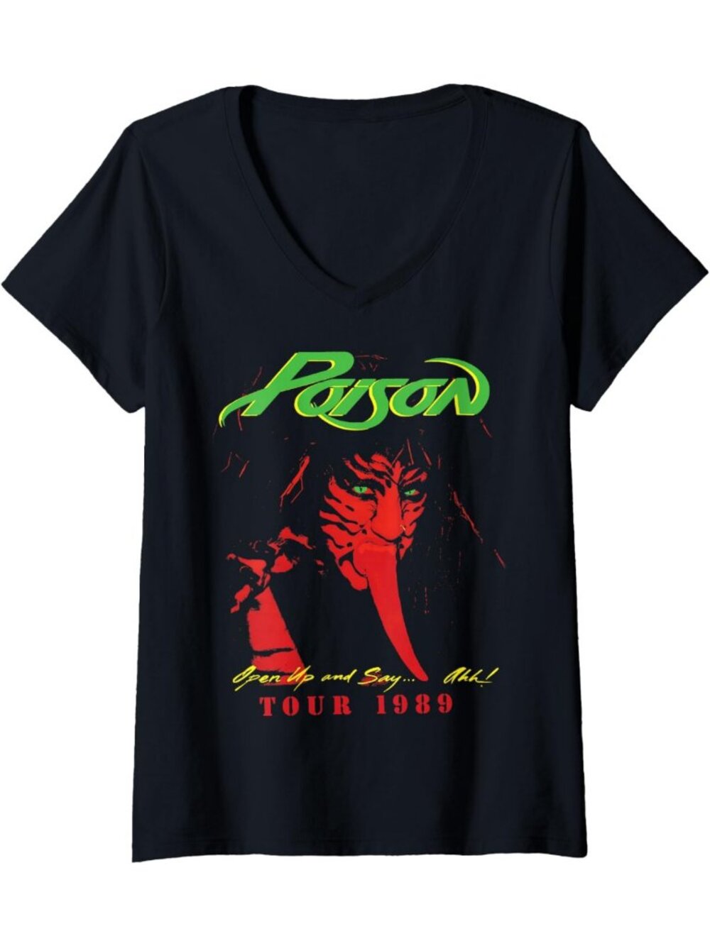 Vintage 1989 Tour V-Neck T-Shirt for Women - Retro Graphic Tee, Music Lover Gift